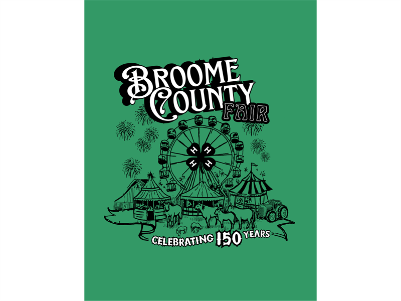 Logo for 2025 Broome County Fair 4-H