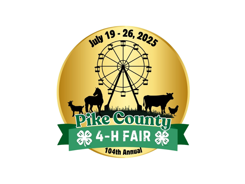 Logo for 2025 Pike County 4-H Fair