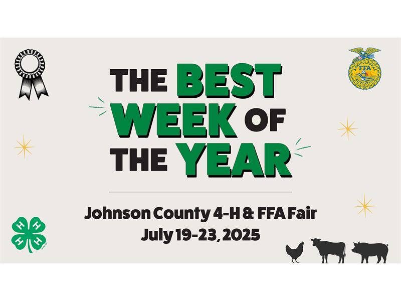 Logo for 2025 Johnson County 4-H and FFA Fair