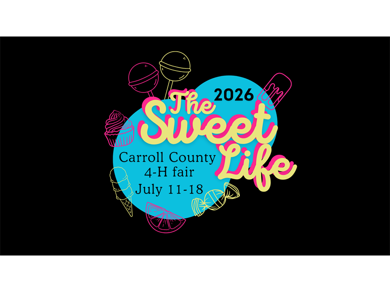 Logo for 2026 Carroll County 4-H Fair